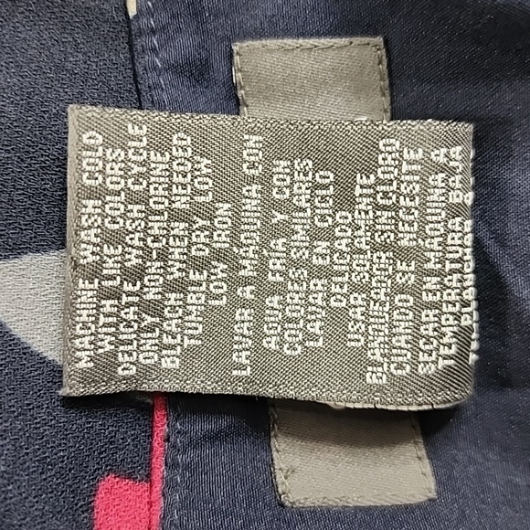 George Mark Eisen  Knee Length Dress Womens Size 16 Multicolored Abstract Casual - Picture 8 of 9